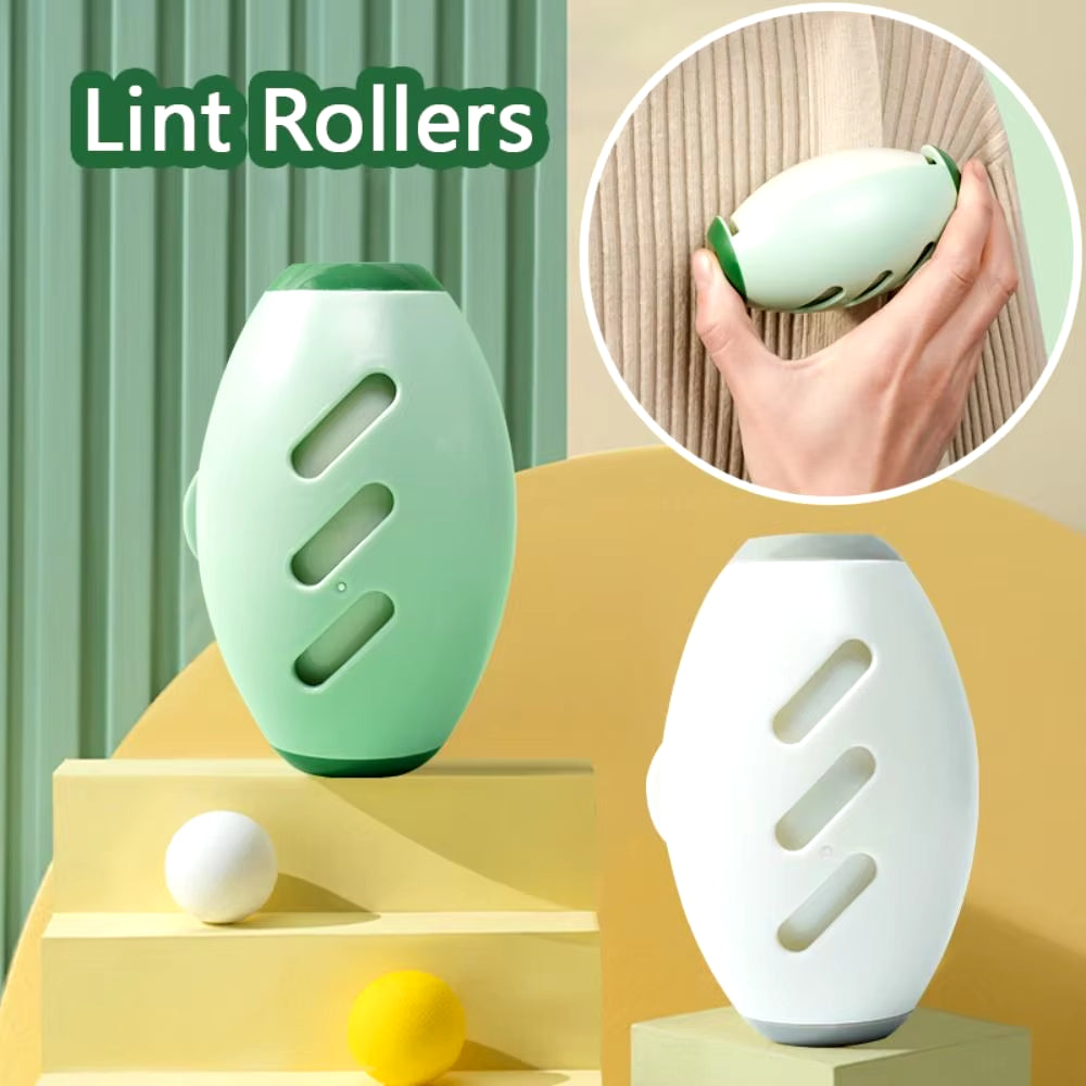 Lint Rollers/Pet Hair Remover Washable Reusable Clothes Dust Tools, Cleaning Hair Plush Sticky Roller Ball Travel